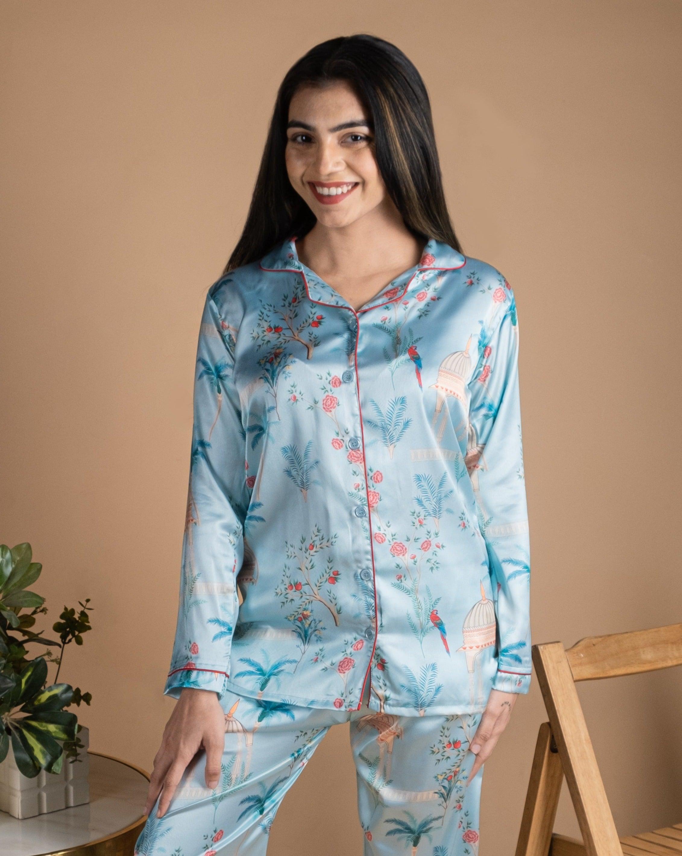 Bluebird Majesty Pyjama Set - Jynara Loungewear