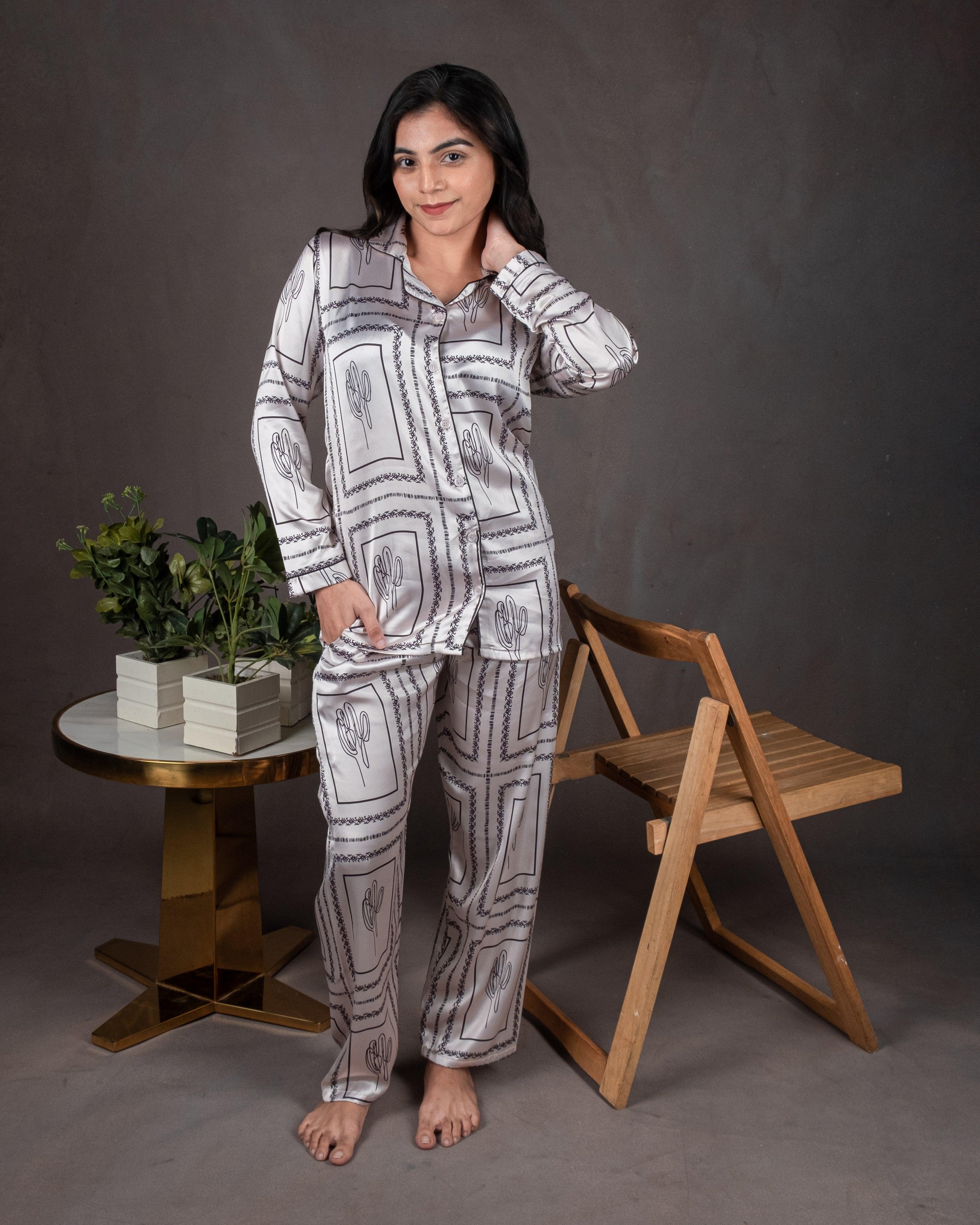 Desert Mirage Night Suit - Jynara Loungewear