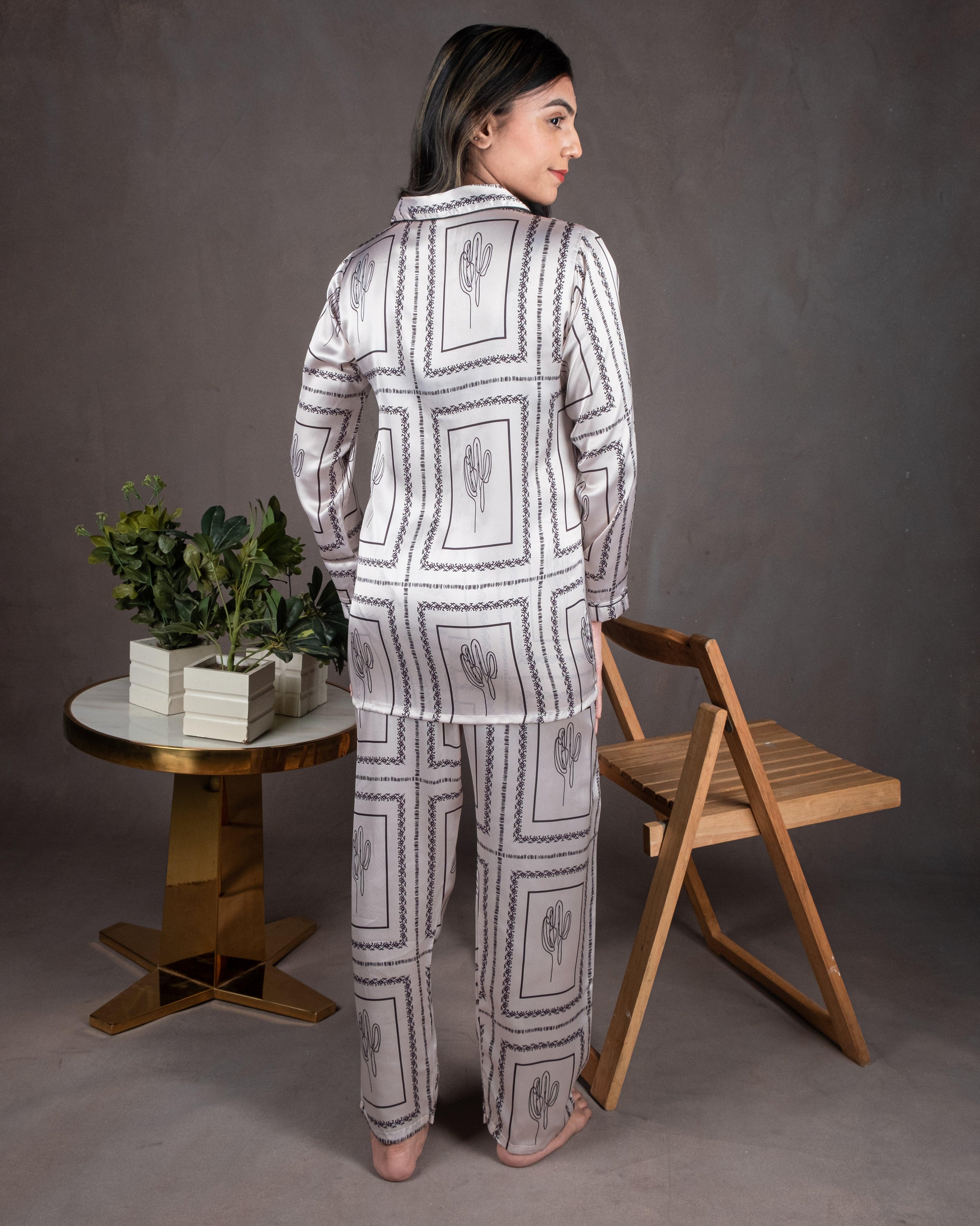 Desert Mirage Night Suit - Jynara Loungewear